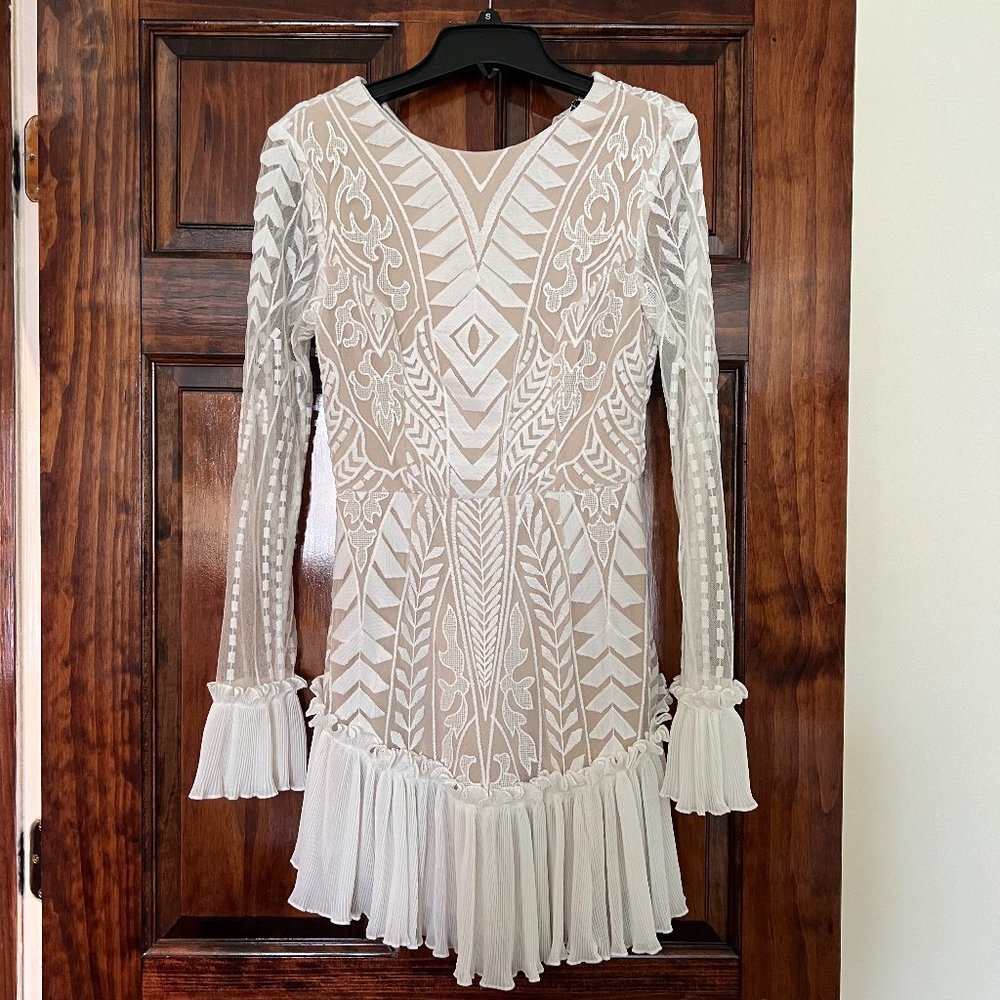 NWT Mini boho chic mesh dress